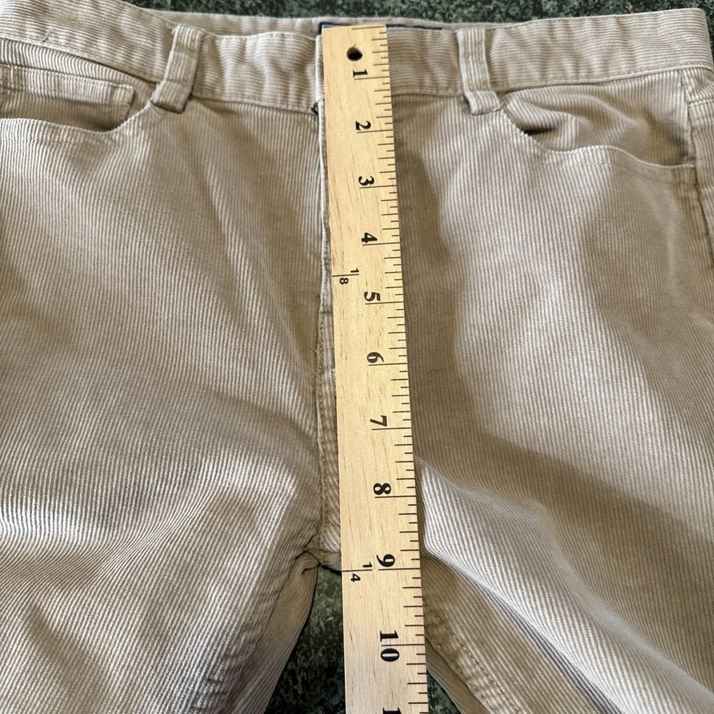 Vineyard Vines‎ Girls Size 12 Corduroy Pants Beige Adjustable Waistband Preppy